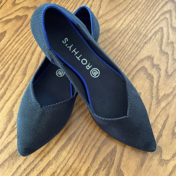 Rothy's Shoes - Rothy’s Black Flats, Women’s Sz 10